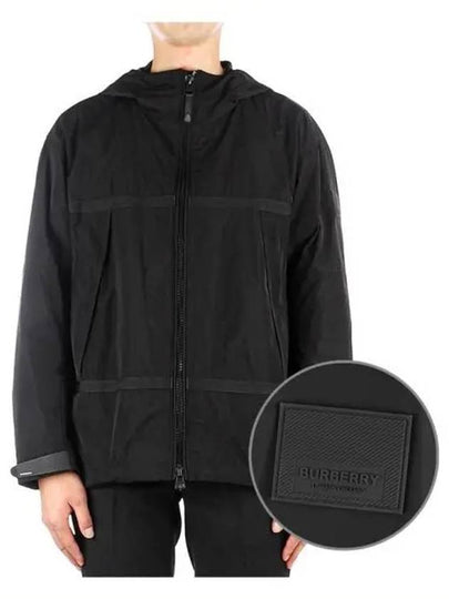 Men's Logo Applique Lightweight Windbreaker Black - BURBERRY - BALAAN 2