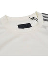 3 Stripe Short Sleeve T-Shirt Off White - Y-3 - BALAAN 6