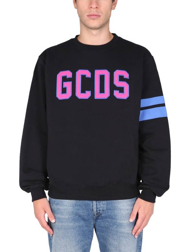 Logo Embroidered Cotton Sweatshirt CC94M02153302 B0040172350 - GCDS - BALAAN 2