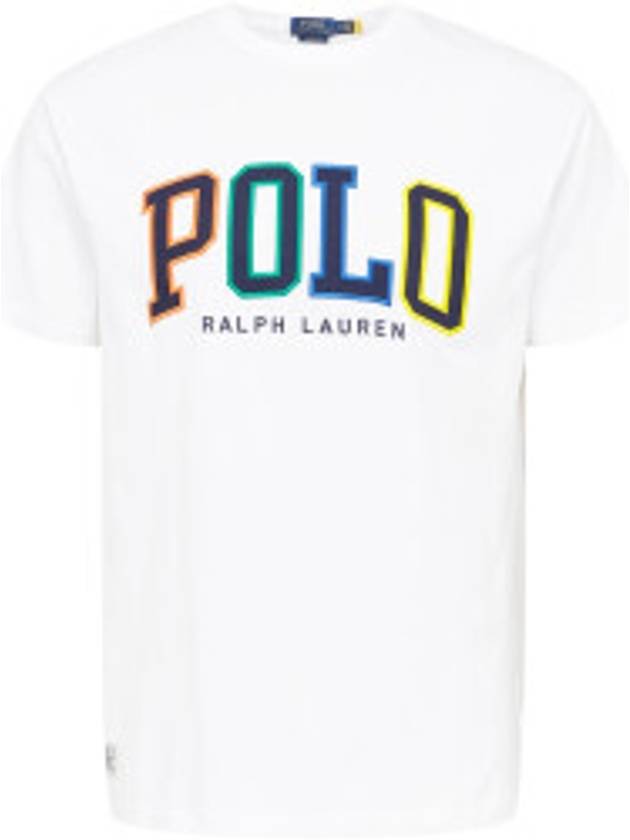 Embroidered Logo Short Sleeve T-Shirt White - POLO RALPH LAUREN - BALAAN 5