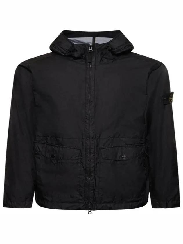 Membrana 3L TC Hooded Jacket Black - STONE ISLAND - BALAAN 4