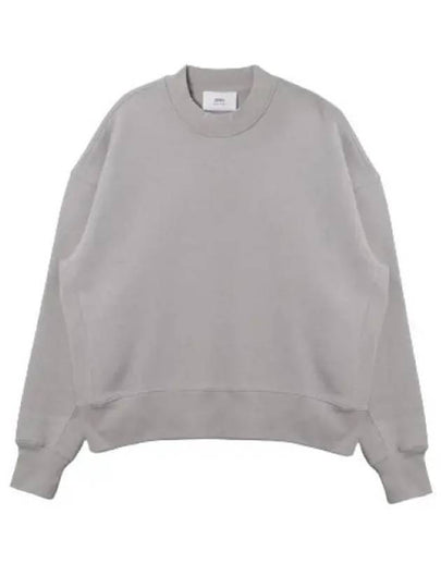 Alexandre Mattiussi Embroidered Logo Sweatshirt Pearl Grey - AMI - BALAAN 2