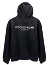 W241TS47736B Back Logo Hooded Zip up Black Men s Jacket TEO - WOOYOUNGMI - BALAAN 5