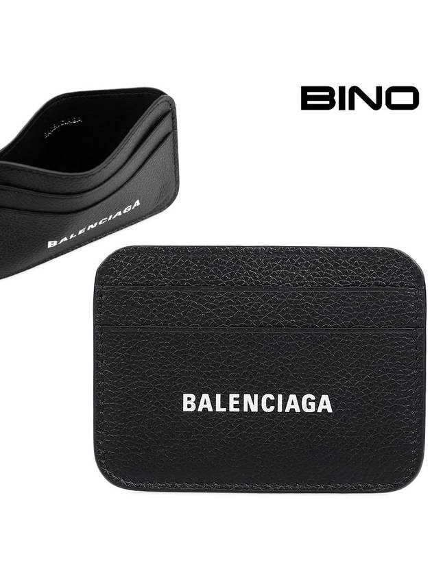 Cash Logo Card Wallet Black - BALENCIAGA - BALAAN 2