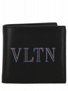 VLTN Neon Bicycle Wallet Black - VALENTINO - BALAAN.