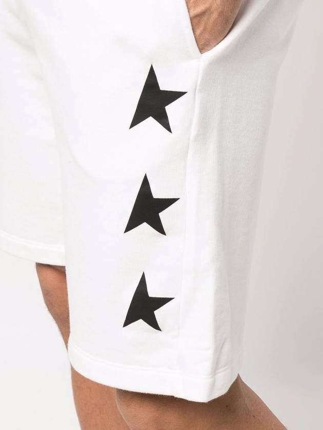 Star Print Shorts White - GOLDEN GOOSE - BALAAN 6