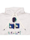 Mansell Logo Hoodie Top Ecru - ISABEL MARANT - BALAAN 4