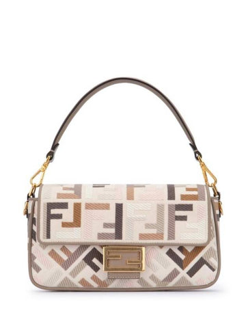 Baguette Canvas Shoulder Bag - FENDI - BALAAN 1