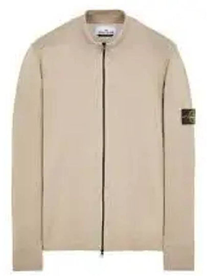 Soft Cotton Knit Zip-Up Jacket Dove Grey - STONE ISLAND - BALAAN 2