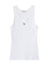 Baby Fox Cotton Sleeveless White - MAISON KITSUNE - BALAAN 3