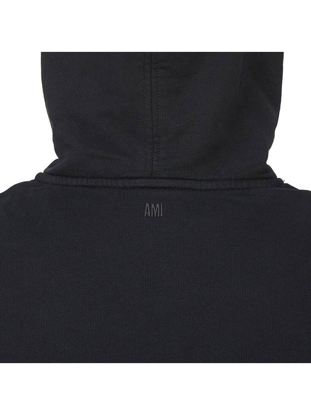 Red Heart Logo Classic Cotton Hoodie Black - AMI - BALAAN 7