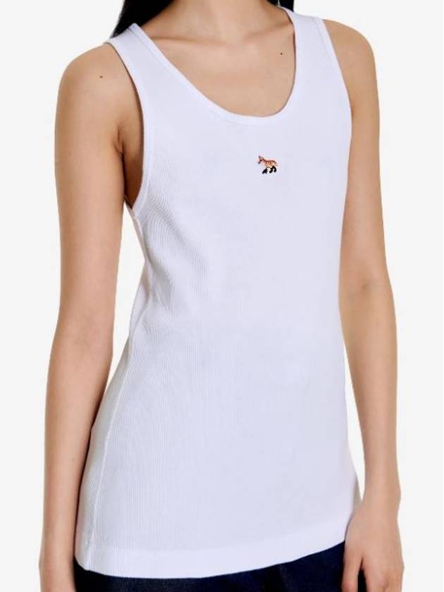 Baby Fox Cotton Sleeveless White - MAISON KITSUNE - BALAAN 5