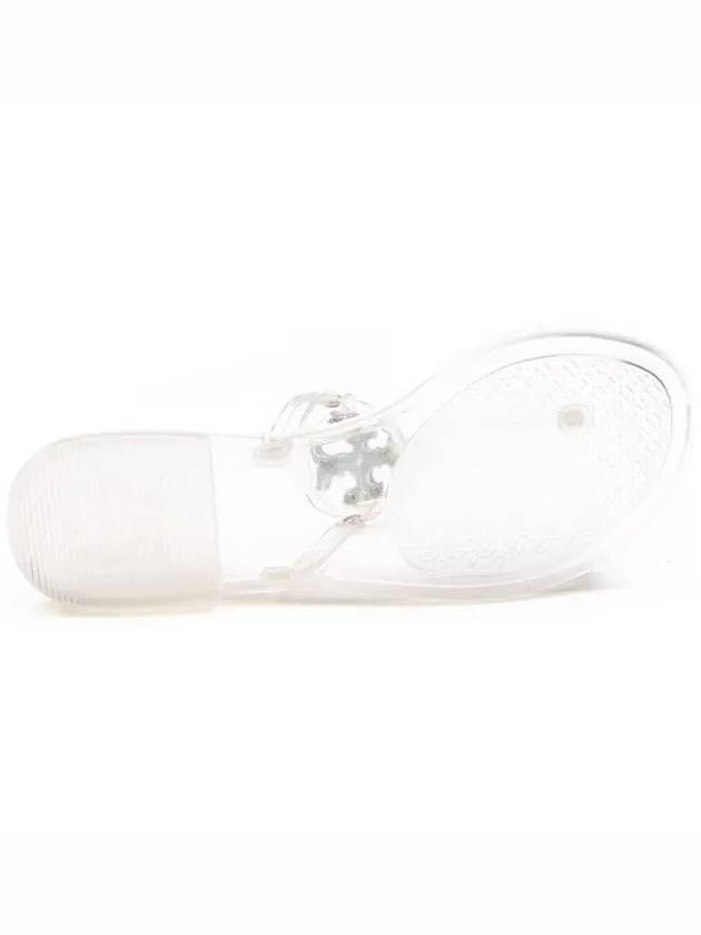 Mini Miller Jelly Flip Flops White - TORY BURCH - BALAAN 7