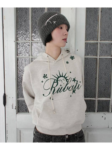 Sunrise Logo HOODIE OATMEAL - RUBATI - BALAAN 1