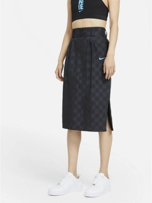 Women's Sportswear Icon Clash Woven H Line Skirt Black - NIKE - BALAAN 2