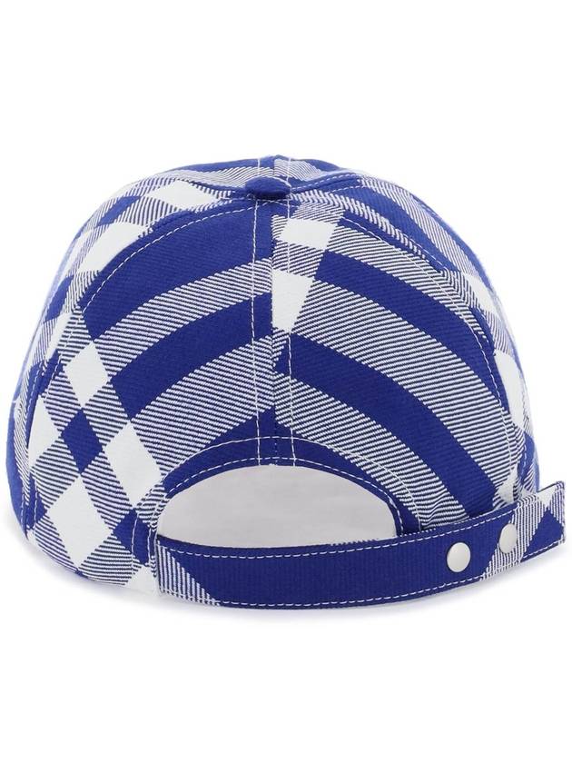 Check Ball Cap Blue - BURBERRY - BALAAN 4