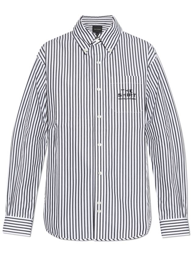 Marc Jacobs Striped Shirt, Women's, White - MARC JACOBS - BALAAN 1