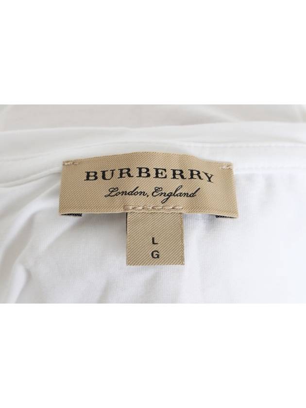 Check Vintage Short Sleeve T Shirt L - BURBERRY - BALAAN 7