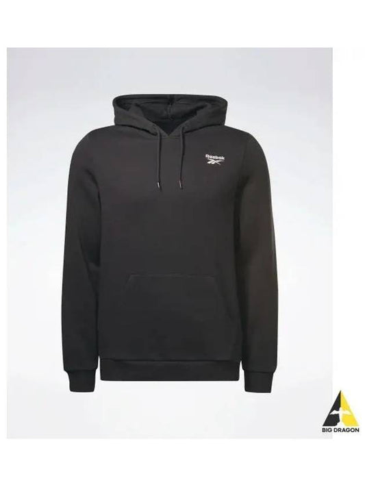 Small Vector Brushed Hoodie Black HG4448 - REEBOK - BALAAN 1