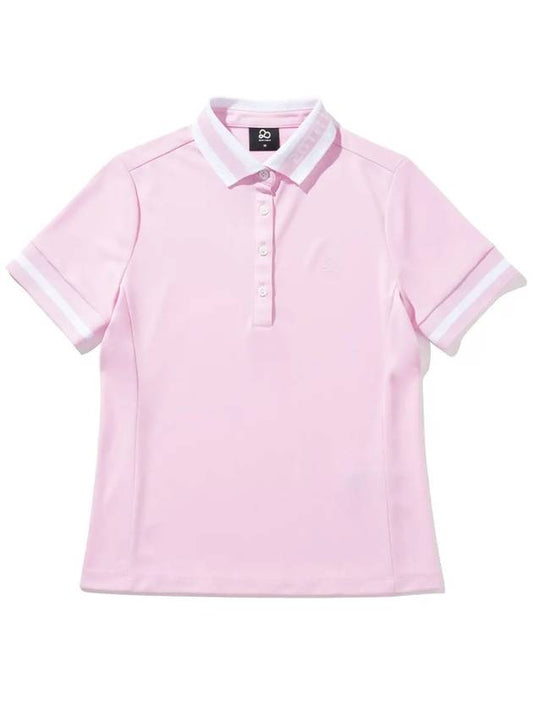 Yoko Collar Neck Point PK T Shirt Women PINK - 20THHOLE - BALAAN 1