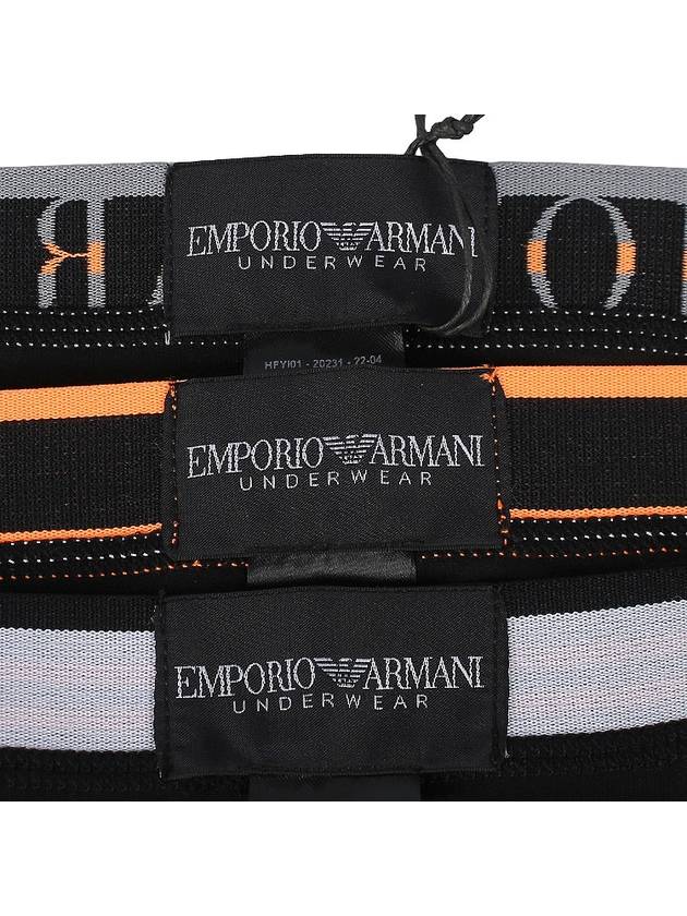 Logo Band 3 Pack Briefs Black - EMPORIO ARMANI - 11