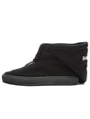 Men's Fabric High Top Sneakers Black - JOSHUA SANDERS - BALAAN 1