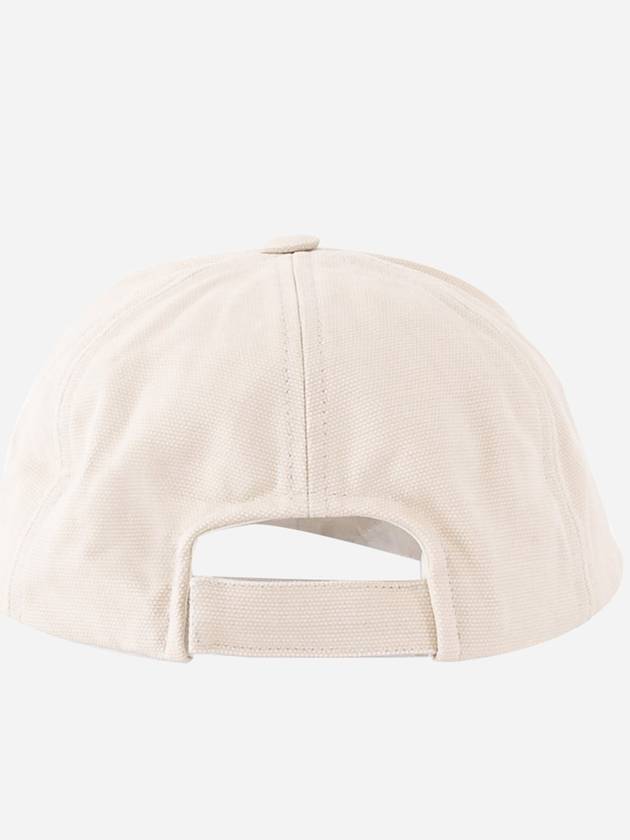 Tyron Logo Cotton Ball Cap Beige - ISABEL MARANT - BALAAN 5