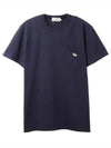 Baby Fox Patch Pocket Short Sleeve T-Shirt Navy - MAISON KITSUNE - BALAAN 1