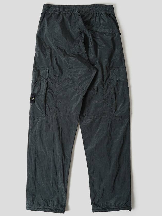 Nylon Metal Econyl Regenerated Cargo Straight Pants Lead Grey - STONE ISLAND - BALAAN 3