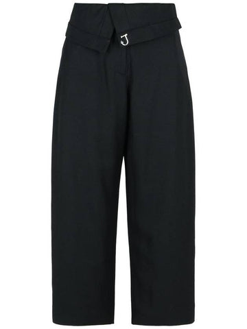 JW Anderson Black Viscose Trousers - JW ANDERSON - BALAAN 1