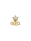 Script Logo Crystal Star Single Earring Gold - GUCCI - BALAAN 2