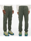 Stretch Cotton Cargo Straight Pants Green - STONE ISLAND - BALAAN 2