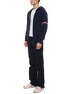 Armband Cashmere Zip-Up Hoodie Navy - THOM BROWNE - BALAAN 5