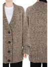 Botanical Dyed V-Neck Knit Cardigan Brown - MAISON MARGIELA - BALAAN 3