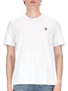 Fox Head Patch Classic Short Sleeve T-Shirt White - MAISON KITSUNE - BALAAN 2