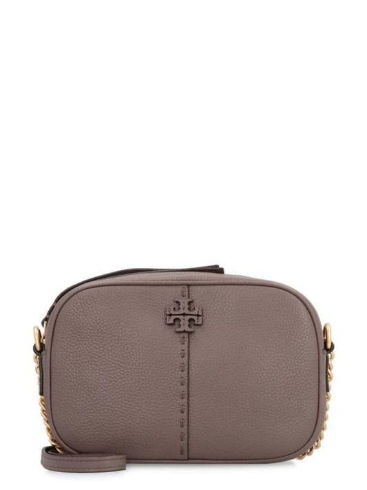 McGraw Logo Camera Shoulder Bag Turtledove - TORY BURCH - BALAAN 1