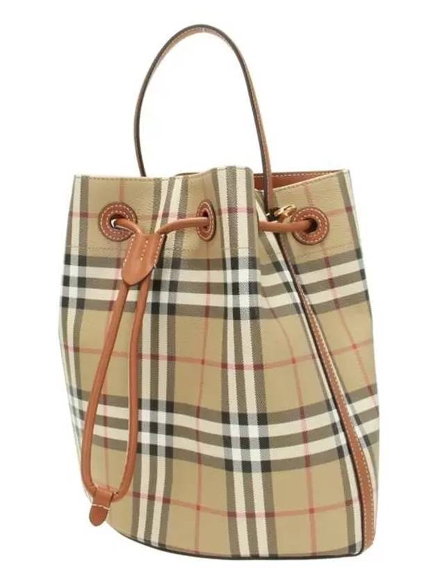 Vintage Check Bucket Bag Beige - BURBERRY - BALAAN 3