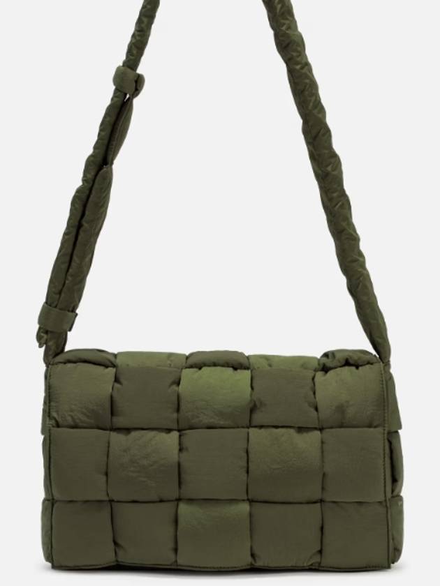 Padding Tech Cassette Shoulder Bag Green - BOTTEGA VENETA - BALAAN 4