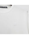 Logo Patch Cotton Short Sleeve T-Shirt White - ACNE STUDIOS - BALAAN 6