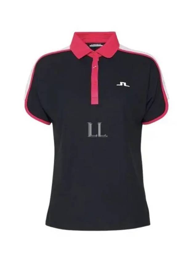 Golf wear women s collar short sleeve t shirt GWJT08096 6855 - J.LINDEBERG - BALAAN 2