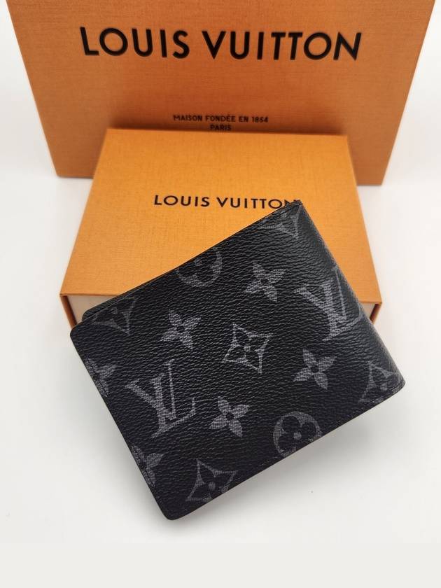 Slender Monogram Eclipse Half Wallet Black - LOUIS VUITTON - BALAAN 7