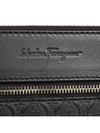 Embossed Gancini Clutch Bag Black - SALVATORE FERRAGAMO - BALAAN 7