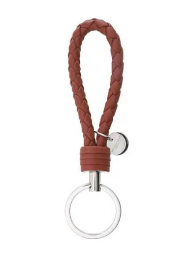 Intrecciato leather key ring - BOTTEGA VENETA - BALAAN 1