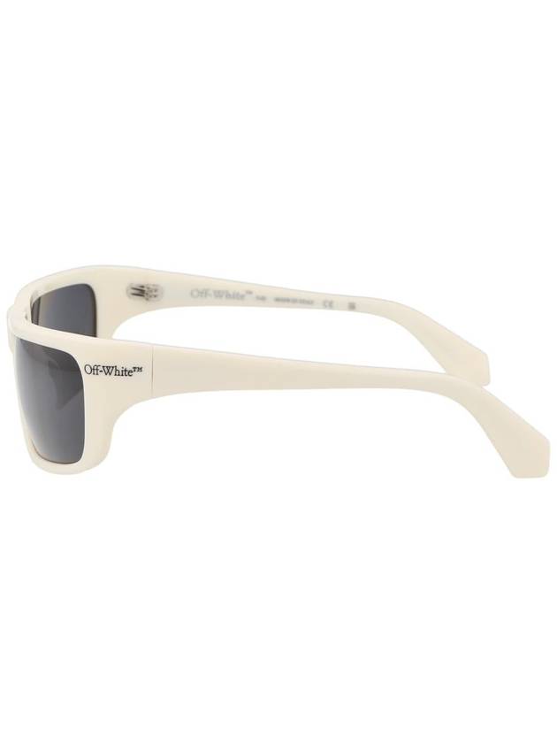 logo print rectangular frame sunglasses OERI093F23PLA0010107 - OFF WHITE - BALAAN 4