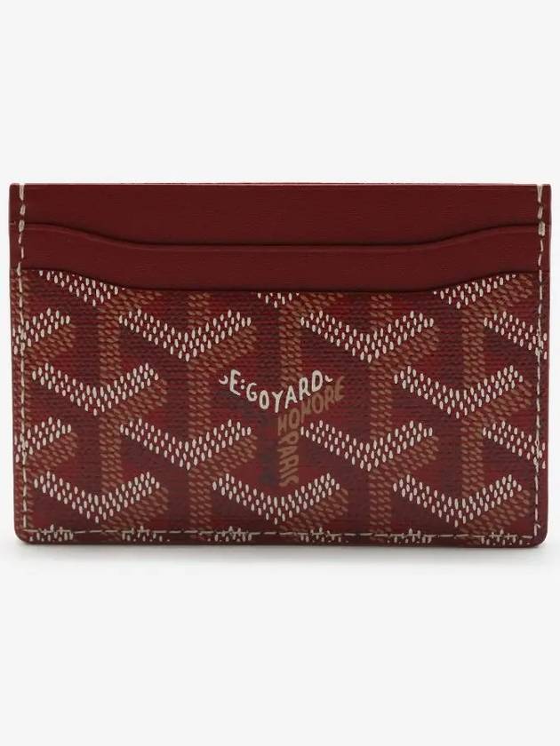 Saint-Sulpice card wallet red - GOYARD - BALAAN 3