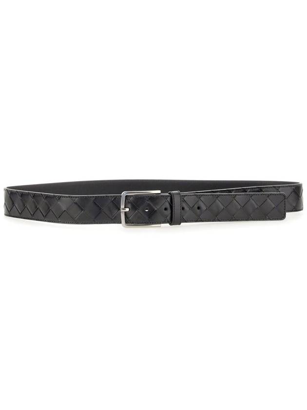 Intrecciato Belt Black - BOTTEGA VENETA - BALAAN 2