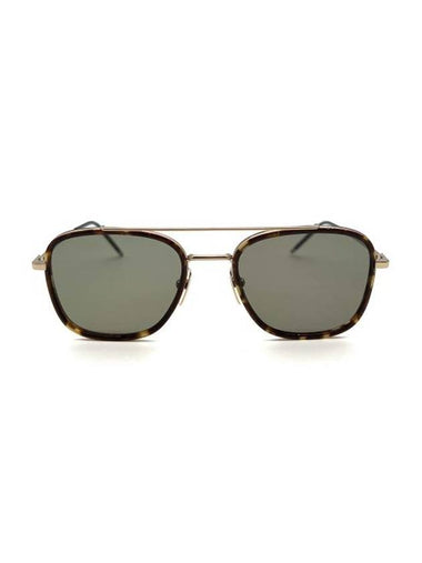 Sunglasses UES800A G0003 215 MED BROWN - THOM BROWNE - BALAAN 1