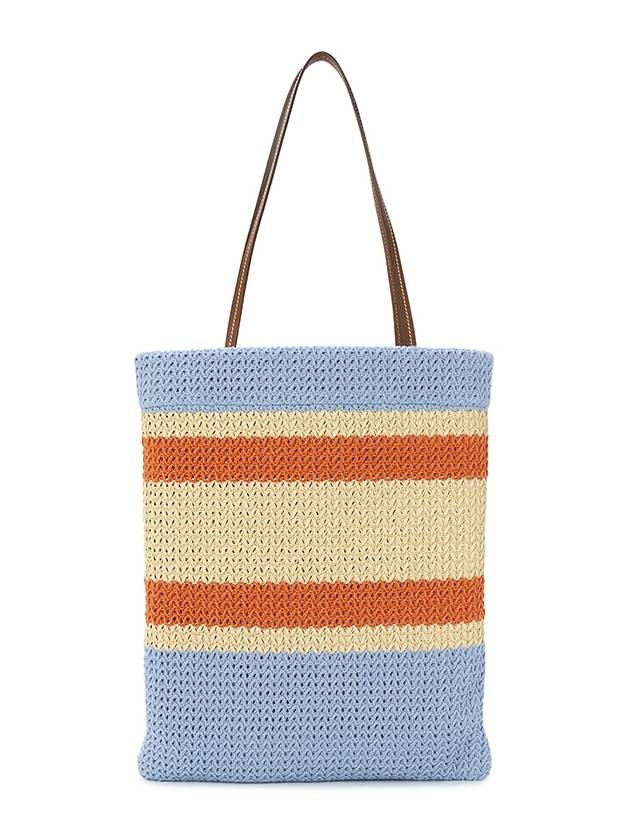 Crochet Tote Bag Blue - MIU MIU - BALAAN 4