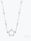 Stella Star Crystal Necklace Silver - SWAROVSKI - BALAAN 2