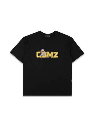 Very Perry Bear Short Sleeve T-Shirt Black - COMMONZ - BALAAN 1